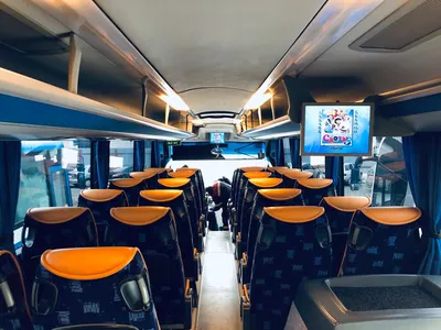Комфортабельные автобусы Скания (50 мест) от novotrans.ru