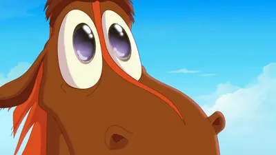 Конь Юлий из мультфильма Три …» — создано в Шедевруме