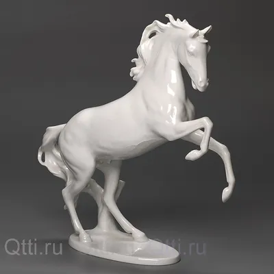 Фарфоровая статуэтка \"Конь на дыбах\" Kaiser Германия - Qtti.ru