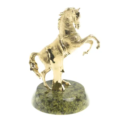 Статуэтка \"Конь на дыбах\" 30 см, цвет бронза - L`AMIE