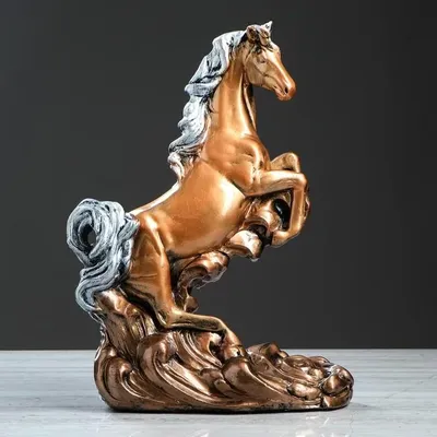 Купить Сувенир \"Конь на дыбах\" бронза, 44 см, микс в Новосибирске, цена,  недорого - интернет магазин Подарок Плюс