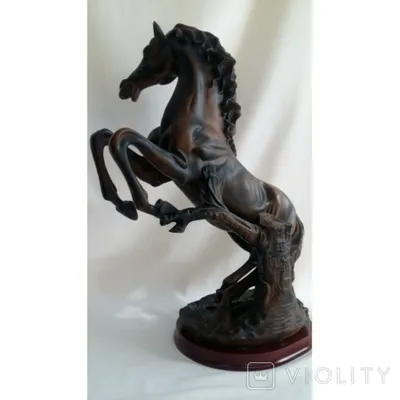 Сувенир \"Конь на дыбах\" 44 см, чёрный — купить в Астрахани по цене 818,0  руб за на СтройПортал