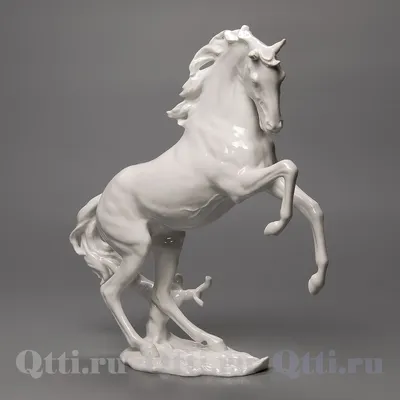 Фарфоровая статуэтка \"Конь на дыбах\" Alka Германия - Qtti.ru