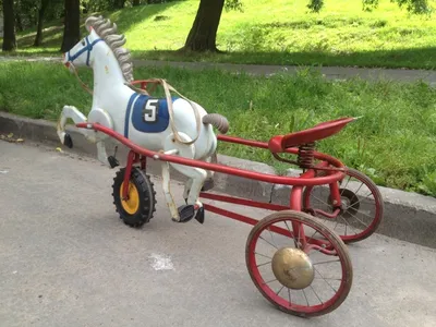 Конь педальный, цена 550 р. купить в Бресте на Куфаре - Объявление  №222048122
