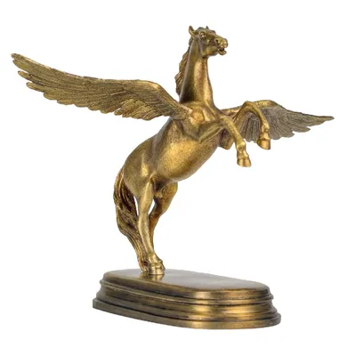 Пегас с Зевсом Конь с крыльями Античная статуэтка Металлизированное  покрытие Металл (ID#601574387), цена: 901 ₴, купить на Prom.ua