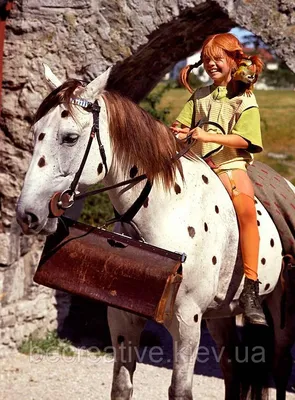 Конь Пеппи Длинногочулка на фото