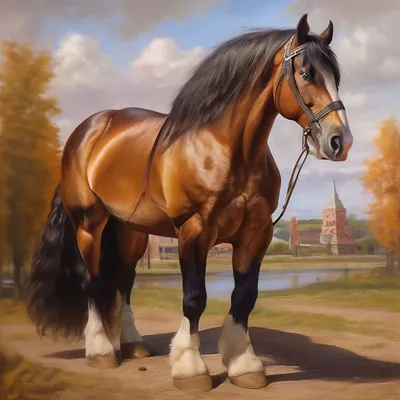 Бруклин Суприм - самый большой конь в истории