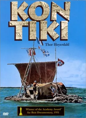Kon Tiki on its epic voyage Painting by English School - Fine Art America