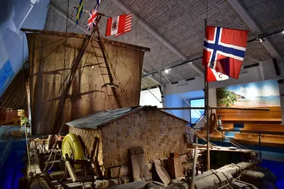 Scale models of the Kon-Tiki raft – The Kon-Tiki Museum