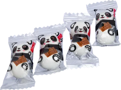 Конфеты JOYCO Молочно-шоколадные в виде Панды вес