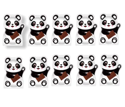 Panda Cookie Pops | Panda cookies, Panda cakes, Panda party