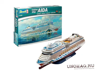 Картина на холсте \"Аида сол, круизный корабль, порт\" 240x90 см. с  алюминиевыми подвесами, в тубусе - купить по низкой цене в  интернет-магазине OZON (561881038)