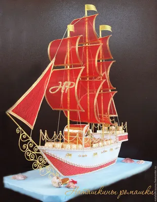Модель корабля \"Secret\" (Алые Паруса) 48 см купить по цене 5 500 р.,  артикул: MM-YQY-128650 в интернет-магазине Kitana