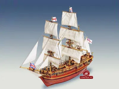Купить 9003 Парусный корабль «Баунти» 1:87 флот Звезда - Сборные модели