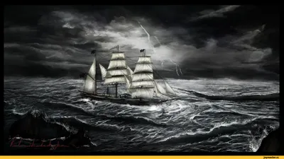 Старинный пиратский корабль, рисунок …» — создано в Шедевруме