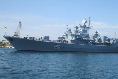 Появились фото затопленного флагмана ВМС Украины - Российская газета
