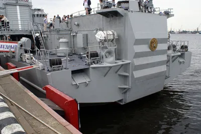 Сторожевой корабль «Ярослав Мудрый» Балтийского флота выполнил учебные  стрельбы в Балтийском море : Министерство обороны Российской Федерации