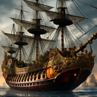 Корабль Месть королевы Анны» — создано в Шедевруме