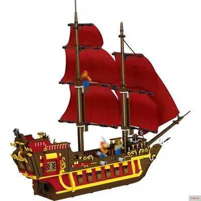 Конструктор аналог Lego Пираты 4195 Месть королевы Анны купить в  интернет-магазине Go-Brick.ru