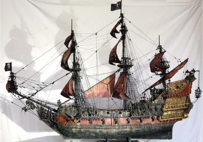 Месть королевы Анны | Корабль, Парусники, Пираты карибского моря