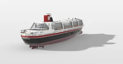 Файл STL MS POSEIDON - вымышленное круизное судно из фильма 2006 года  👽・Шаблон для загрузки и 3D-печати・Cults