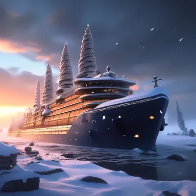Серебряный корабль «Посейдон» из морской раковины NAUTILUS купить с  доставкой по России