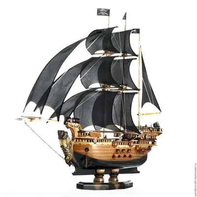 Модель деревянного корабля с черными парусами Зевс в интернет-магазине  Ярмарка Мастеров по цене 24000 ₽ – 7KNOZRU | Скульптуры, Москва - доставка  по России