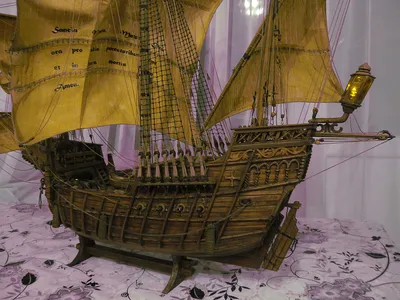 Модель корабля Каравелла Санта Мария. Фото № 3
