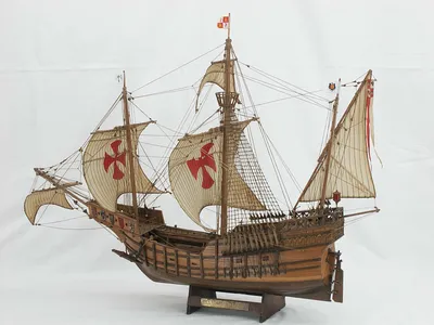 Купить сборную модель корабля Санта-Мария, масштаб 1:150 (Моделист)