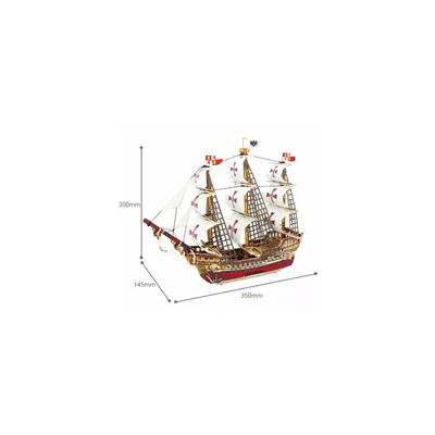 Купить 3D Пазл Корабль Санта Мария 3Д Пазлы в Минске