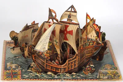 ROBOTIME Ancient Ship Santa Maria / Корабль-конструктор Санта Мария купить  в интернет магазине с доставкой по Украине | MYplay