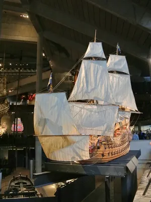 Шведский военный корабль Vasa, затонувший в 1628 году и восстановленный в  1961 году | Пикабу