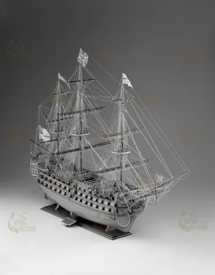 Чертеж корабля HMS Victory, масштаб 1:98 купить в интернет магазине Верфь  на столе