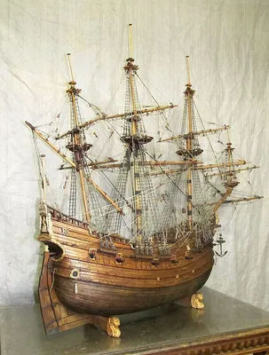 Модель корабля Голландский торговый флейт 17 века. Фото № 6 | Корабль,  Пиратские корабли, Чертежи