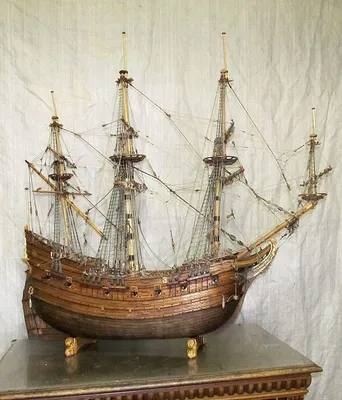 Модель корабля Голландский торговый флейт 17 века. Фото № 1 | Парусная  яхта, Корабль, Пиратские корабли