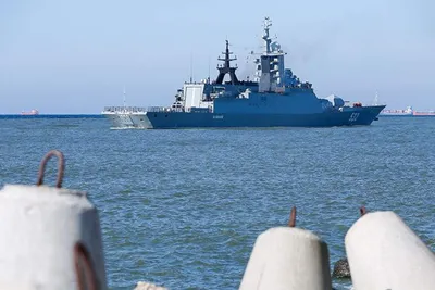 Корабельная ударная группа Балтийского флота уничтожила отряд кораблей  условного противника в рамках сдачи курсовой задачи : Министерство обороны  Российской Федерации
