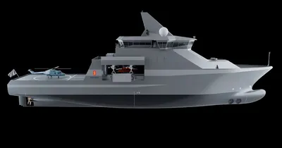 В Норвегии представили боевой корабль будущего, внешне похожий на траулер |  Судострой | Дзен