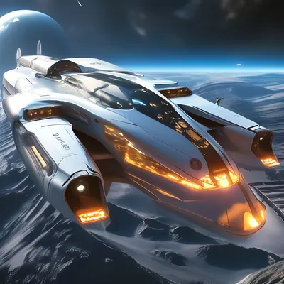 Космический корабль будущего, …» — создано в Шедевруме