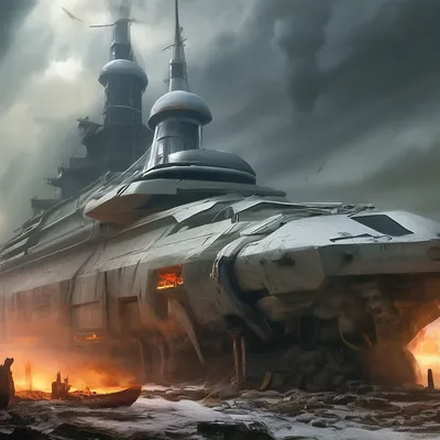 Так будут выглядеть военные корабли будущего. Они станут настоящими  материнскими кораблями | Техника и вооружение | Дзен