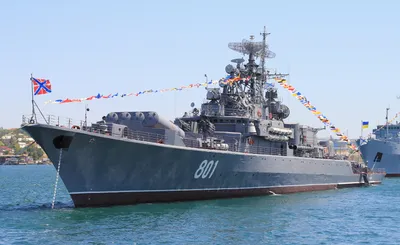 В Севастопольской бухте приступили к расформированию парадного строя кораблей  Черноморского флота после Дня ВМФ : Министерство обороны Российской  Федерации