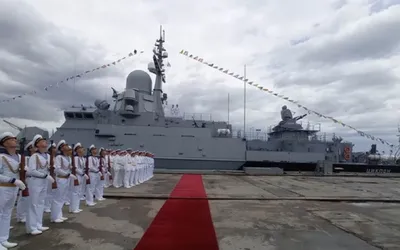 Севастопольский рейд: боевые корабли Черноморского флота - ТАСС