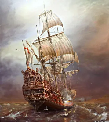 Парусный корабль из янтаря ✓ — купить парусный корабль из янтаря в  мастерской янтаря Baltamber.com