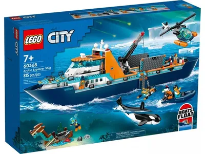Конструктор LEGO City 60368 Корабль исследователя Арктики купить в Минске