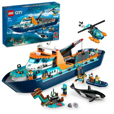 LEGO: Корабль исследователей Арктики CITY 60368: купить конструктор из  серии LEGO City по доступной цене в городе Алматы, Казахстане | Marwin