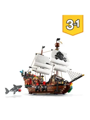 31109 LEGO Creator Пиратский корабль LEGO 134494107 купить за 12 324 ₽ в  интернет-магазине Wildberries