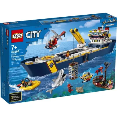Купить LEGO City 60095 Корабль исследователей морских глубин по низкой цене  в СПб
