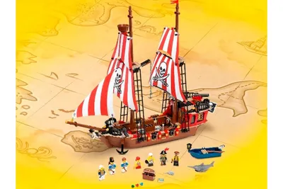 Конструктор Mould King 13083 Пиратский корабль «Чайка» из серии Пираты -  купить в интернет-магазине Go-Brick.ru