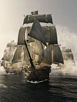 Картины Корабли \"Пиратские корабли\" - арт 0100002001 | Купить в  интернет-магазине Фото в дом - Фото в дом