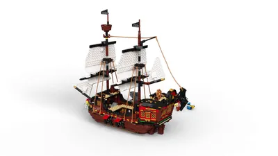 Конструктор для мальчика Пиратский корабль \"Безмолвная Мэри\" 2324 деталей  пираты карибского моря с лего техник - купить с доставкой по выгодным ценам  в интернет-магазине OZON (644447898)