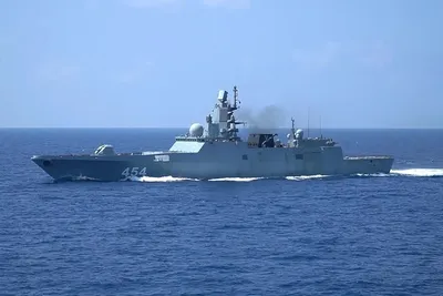 Корабли Тихоокеанского флота провели учебные стрельбы у берегов Камчатки -  РИА Новости, 18.05.2022